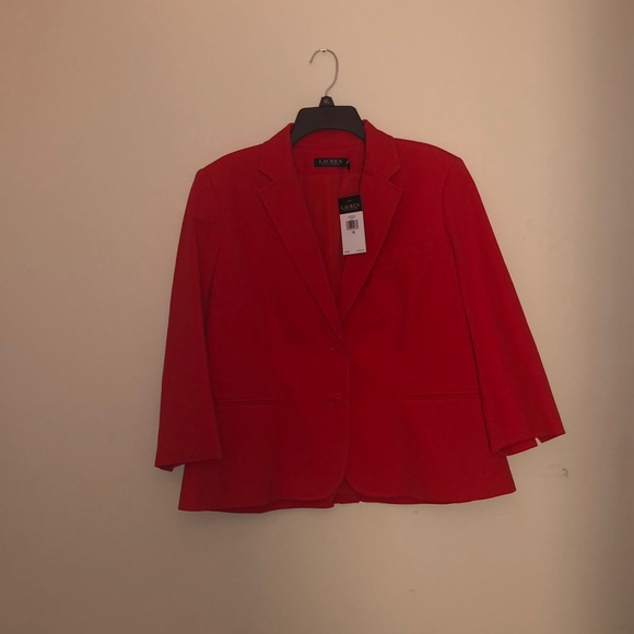 Red Ralph Lauren blazer - Picture 3 of 4